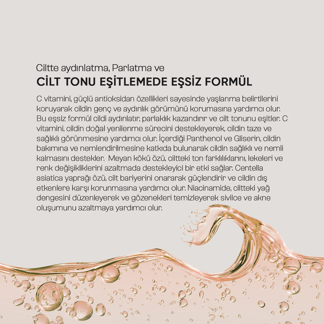 Mat Ciltler İçin Parlatıcı Etki: Vitamin C Tonik & %15 Vitamin C Serum İkili Set